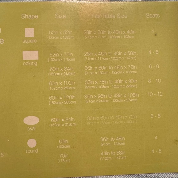 NWT Spring Blue Oval 60โ x 84โ Fabric Cutwork Pattern Table Cloth - Picture 4 of 5